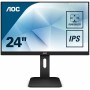 AOC Monitor LED 24P1 PRO (23.8“, 16:9, 1920x1080, IPS, 250 cd/m², 1000:1, 50M:1, 5 ms, 178/178°, VGA, DP, HDMI, DVI, 4 x USB 3.0