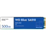 SSD WD Blue SA510 500GB SATA 6Gbps, M.2 2280, Read/Write: 560/510 MBps, IOPS 90K/82K, TBW: 200